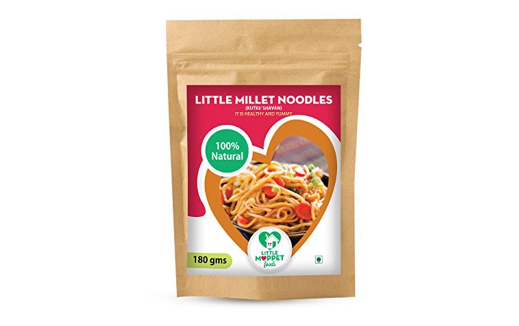 Little Moppet Foods Little Millet Noodles (Kutki/ Shavan)   Pack  180 grams